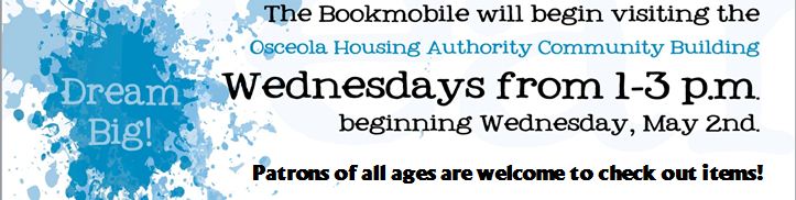 Bookmobile Stops at Housing